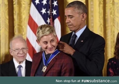 Eminem being honored by Obama for his diss against Trump