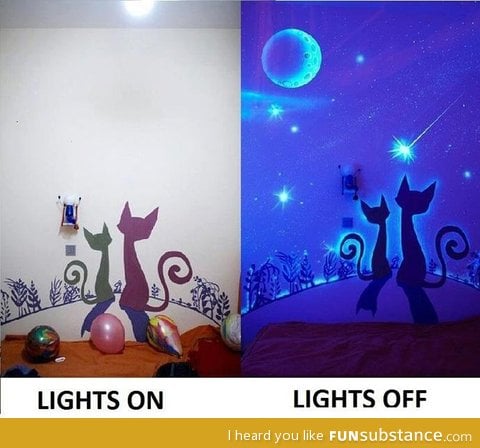 glow in the dark paint