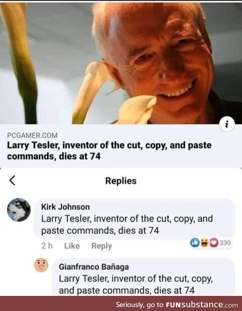 Larry Tesler, inventor of the cut, copy, and paste commands, dies at 74