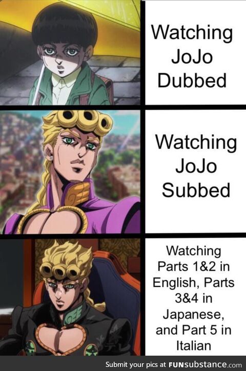 Germain JoJo ep 6 is best!