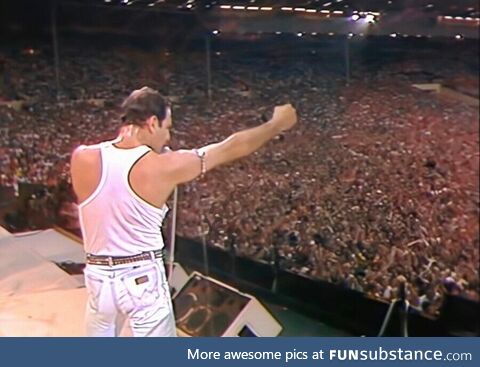 Rock paper scissors world championships. Wembley stadium. July 13, 1985