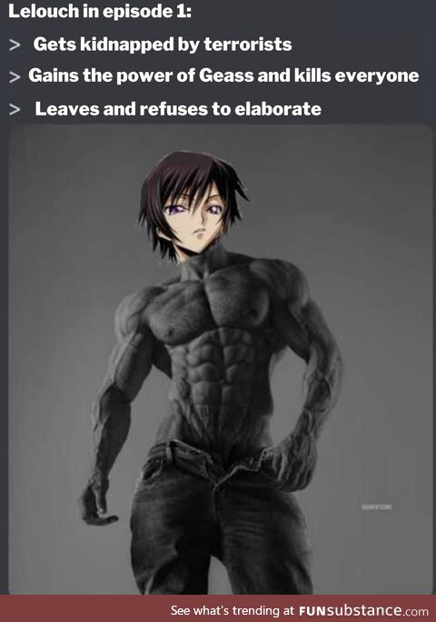 Lelouch the OG anime chad