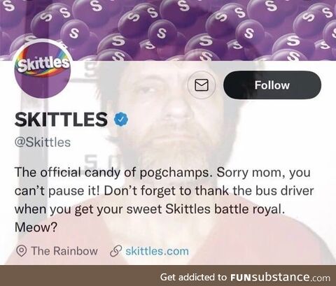 Brb sendimg letter to skittles