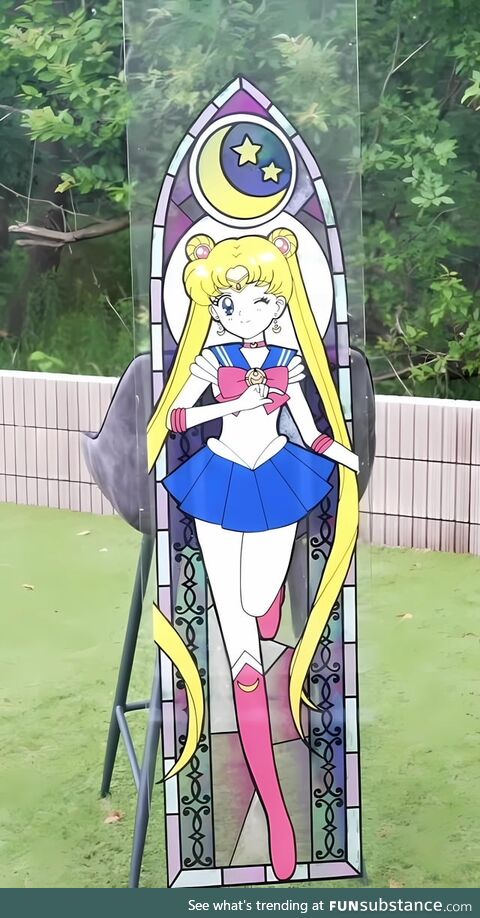 Sailor Monday - Painted Glass