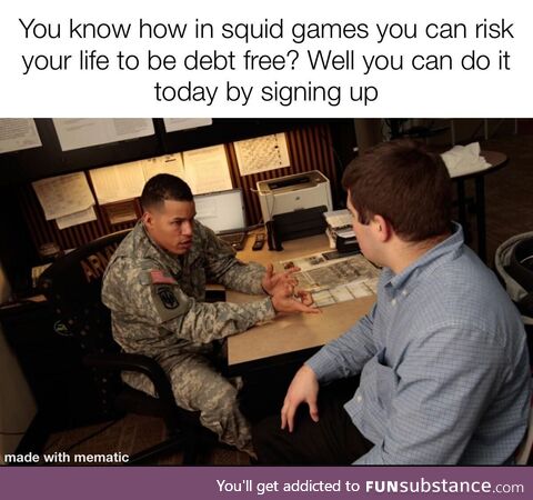 US Army squid games