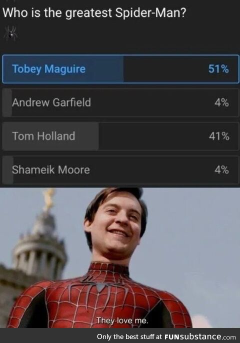 We want Tobey