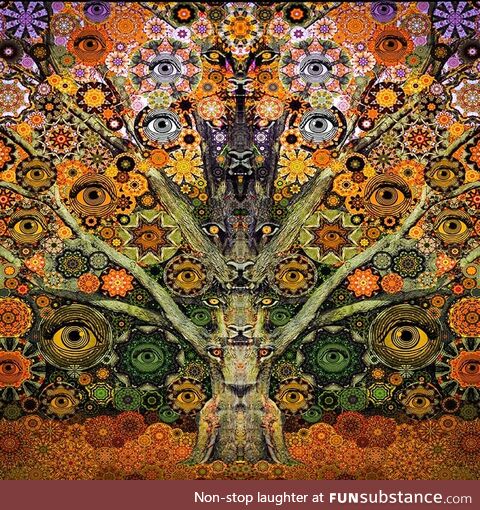 Animal Spirit Tree by LARRY CARLSON