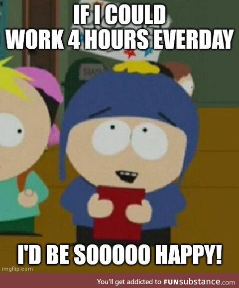 After working half a day today and actually having time to get other things done during