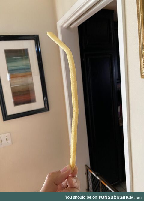 Behold, large fry!