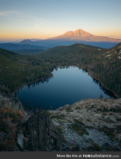 Heart lake in California