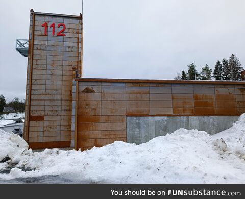 Our 2 months old fire station is allready rusting