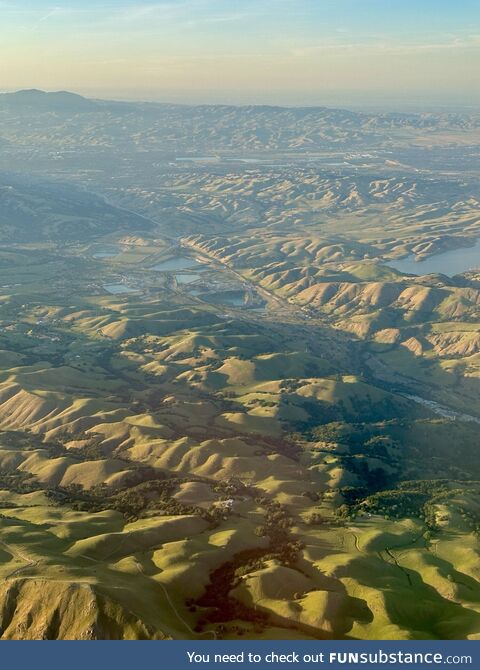 Flying into California this evening