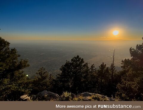 On top of the Sandias