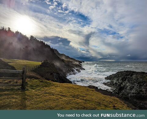 Christmas on the Oregon Coast