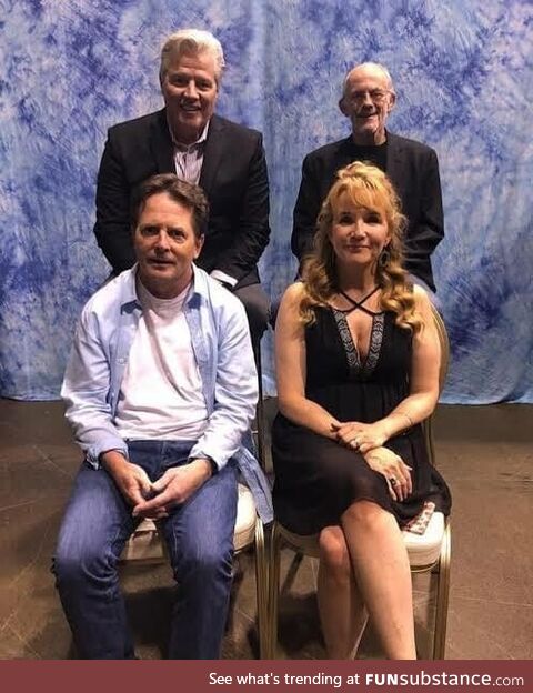 Back to The Future reunion photo