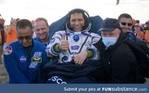 Astronaut Frank Rubio finally returns to Earth after accidentally spending 371 days in