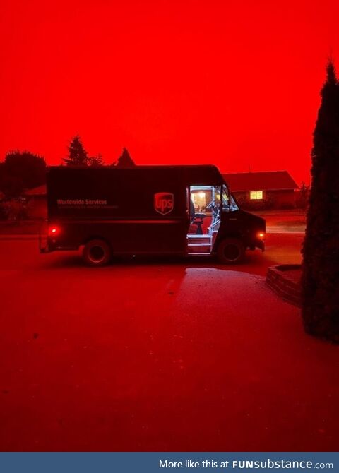 Oregan Wildfires making it look straight apocalyptic