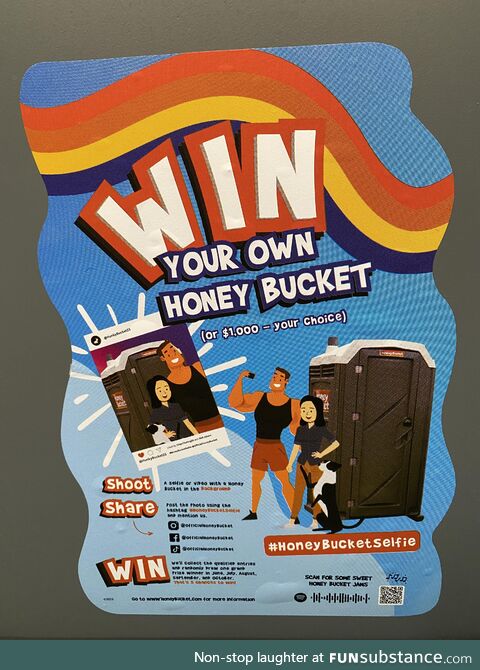 Win your own honey bucket