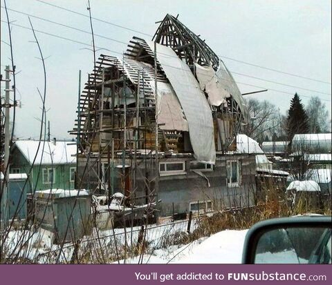 Rare photo oh how Sydney Opera House was built