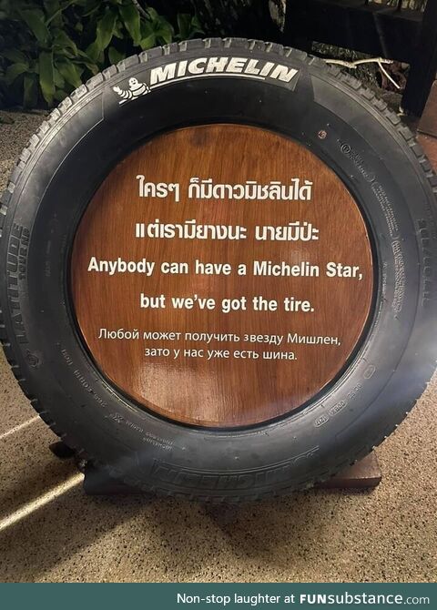 Funny restaurant sign found in Thailand