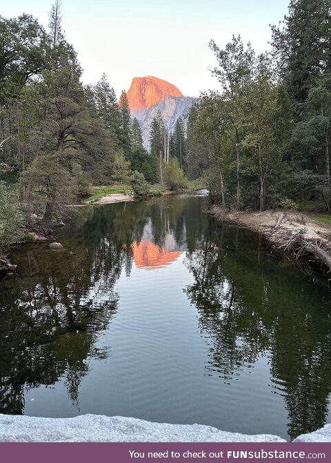 Last Light on Half Dome