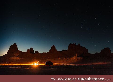 Trona Pinnacles at Ridgecrest, CA