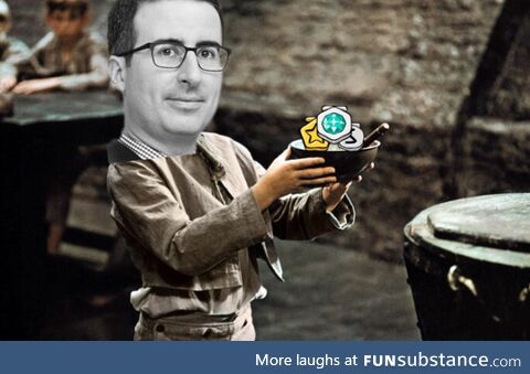 John Oliver grapples with 's decision to discontinue awards and coins (2023 AD,