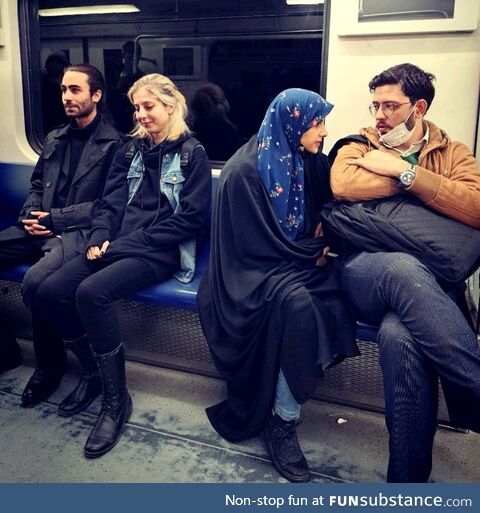 Accepting our differences for a happy life [Iran's subway]