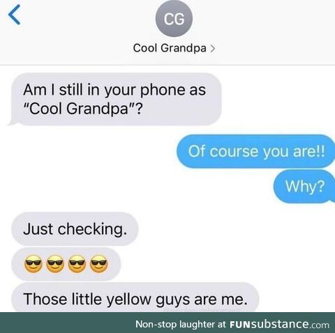 Wholesome grandpa moment