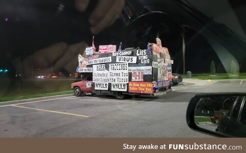 Parked at a Love's truck stop