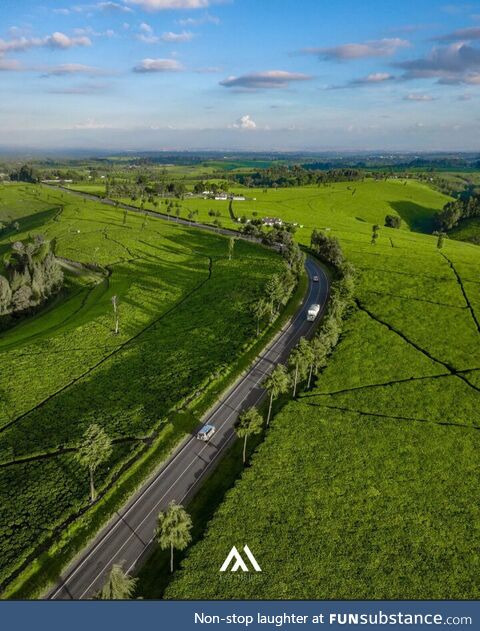 Ariel shot of Limuru, Kenya by Abu Mburu