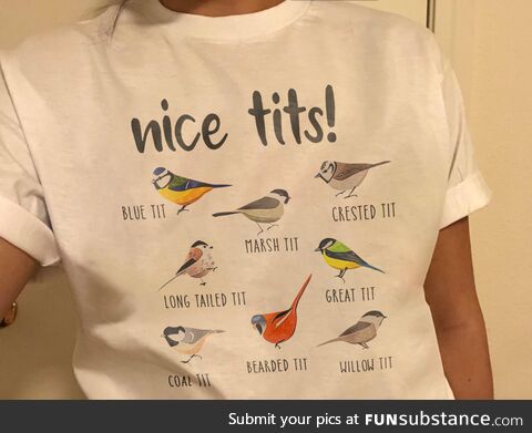 Nice t*ts bird