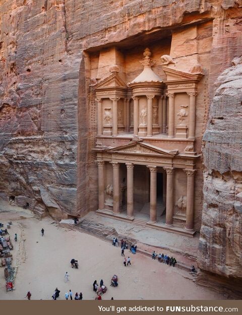 Ancient city of petra in jordan