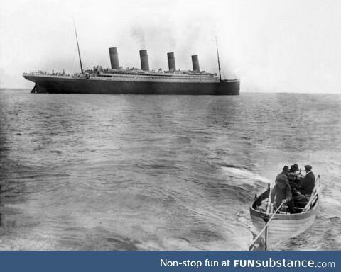 111 years ago today, the Titanic set off for New York. This is the last known picture of