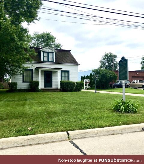 Henry Ford’s “Honeymoon”/Square House, located in a (now) Detroit suburb (OC)