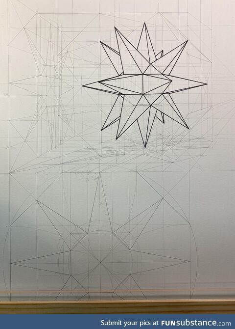 Rhombicuboctohedron drawing