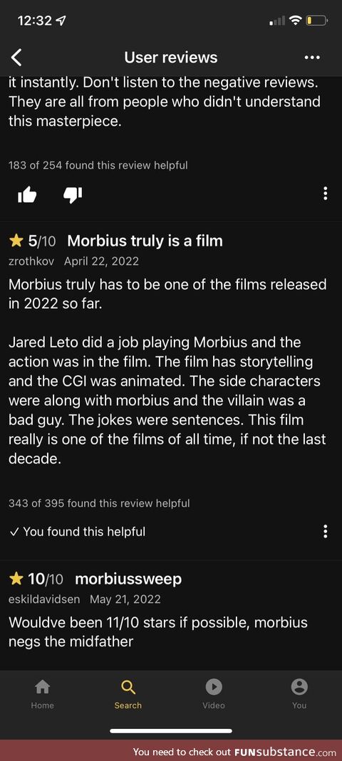 This user review on IMDb