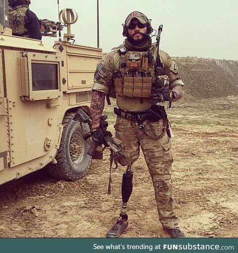 US Army soldier Nick Lavery lost a leg in combat but returned to service as a Green Beret