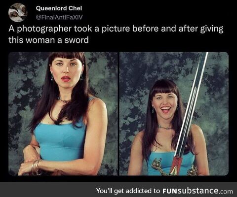 Everyone likes swords :D