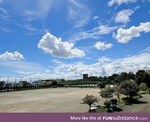 Summer skies in Japan