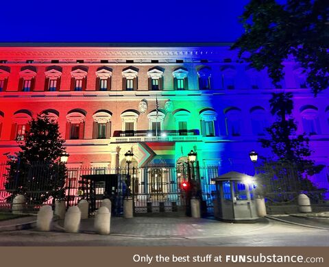 US Embassy in Rome tonight