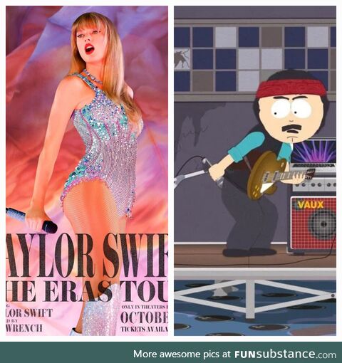 Taylor Swift has a bit of that Randy Marsh vibe going on