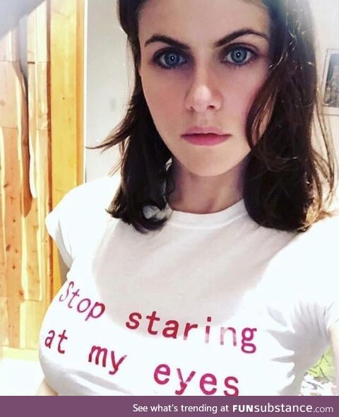 Alexandra Daddario is well aware