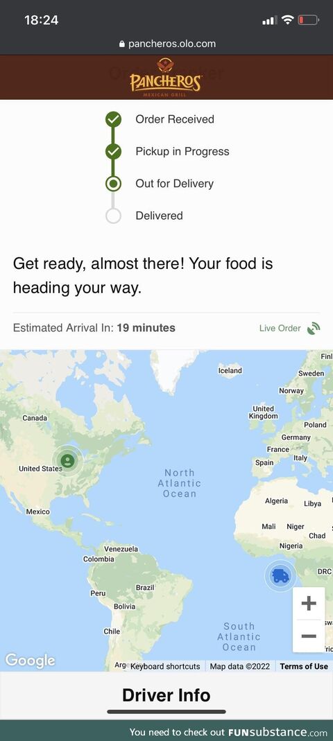 WILL it be here in 19 minutes though?