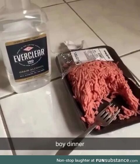 The alcohol counts as meat preperation