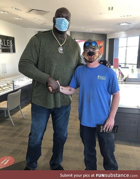 Shaq paying for stranger’s engagement ring