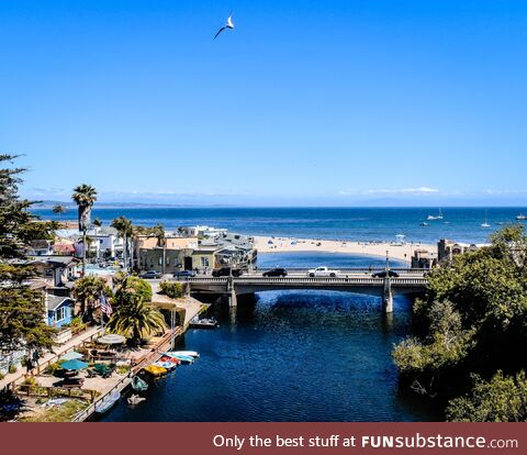 Summertime at Capitola Beach, California