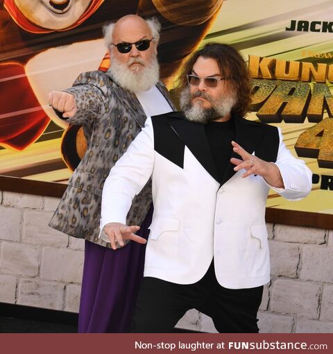 Tenacious D at the premiere of Kung Fu Panda 4 in Los Angeles, 2024