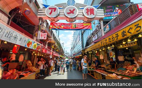 Tokyo food market