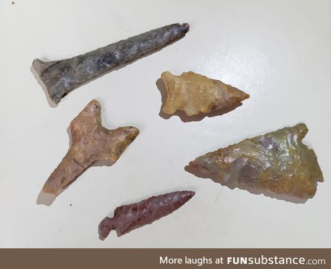 When it rains in Missouri, arrowheads appear in the gravel bars